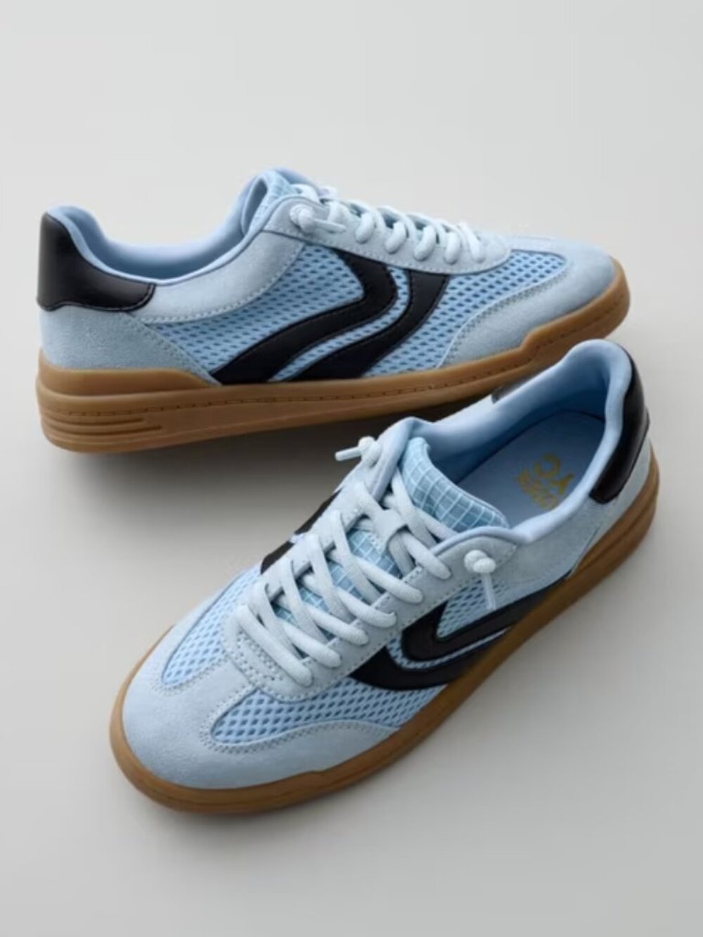 NIB Madden NYC Womens Low Profile Sneakers Size 8 Faux Suede Mesh
